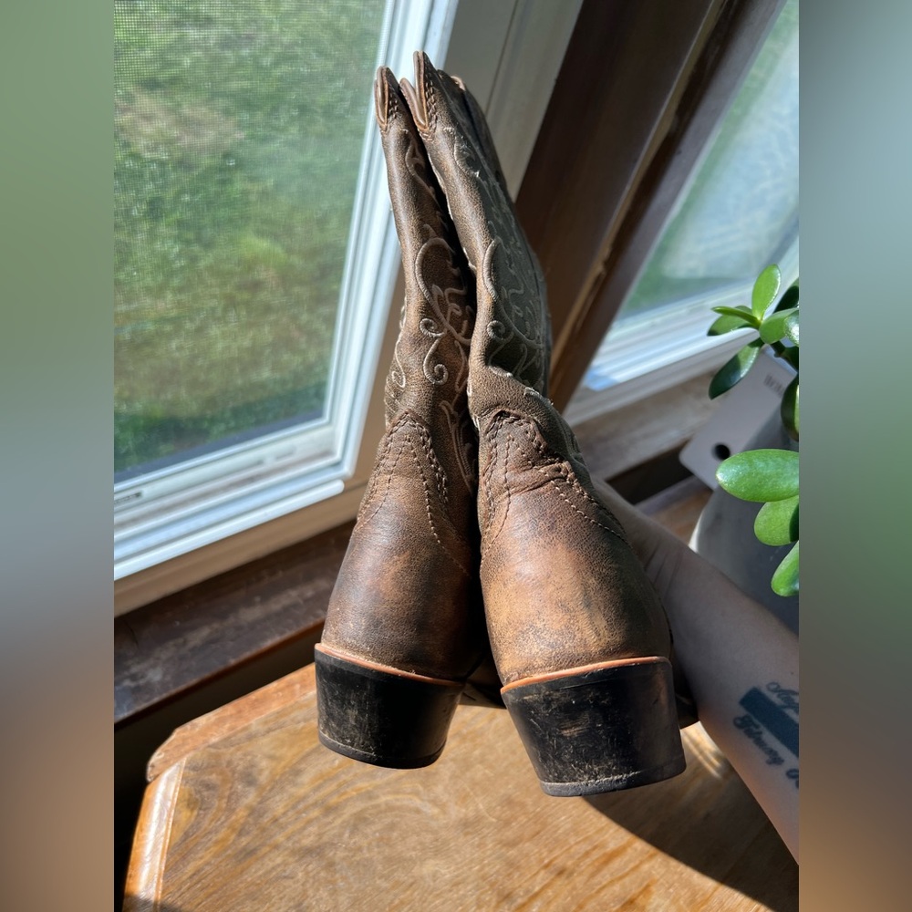 ❌SOLD❌ TWISTED X Women’s Leather Western Cowboy Boot WWT0025 - Size 5.5B - Picture 6 of 8